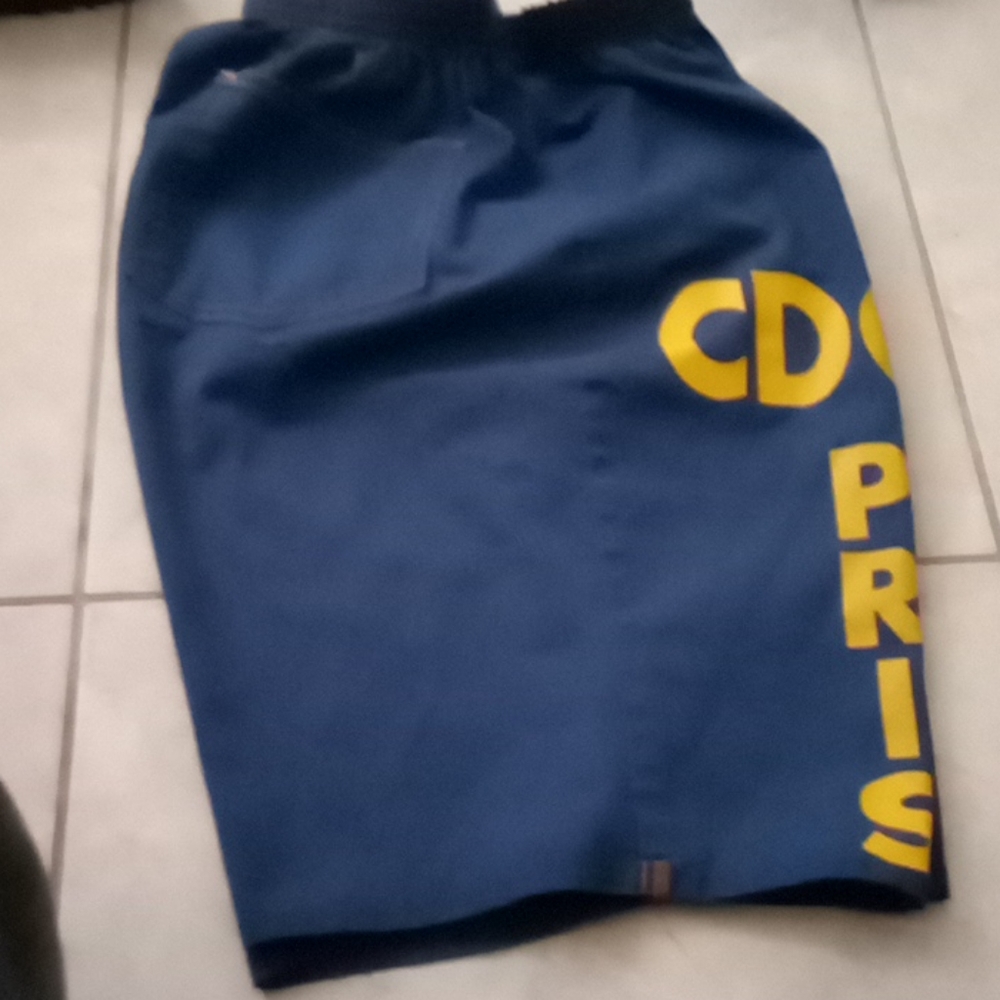 CDC inmate issued prison shorts